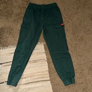 Women’s dickies pants size medium teal cargo style pockets